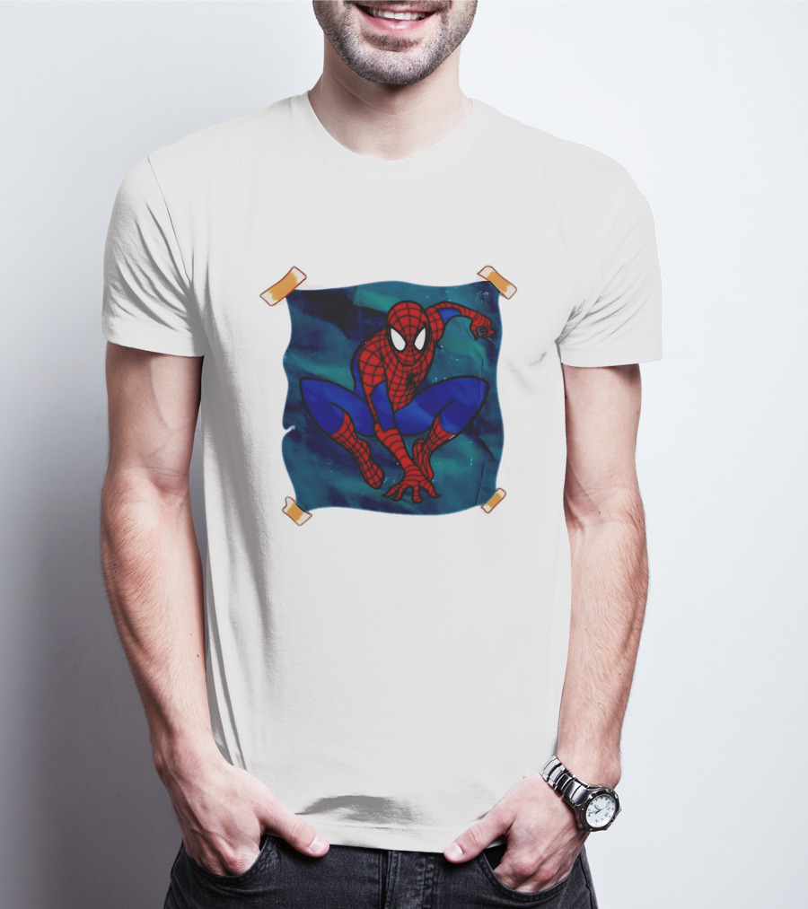 Spider Man Marvel Comics Superhero Iconic Action Pose T-Shirt