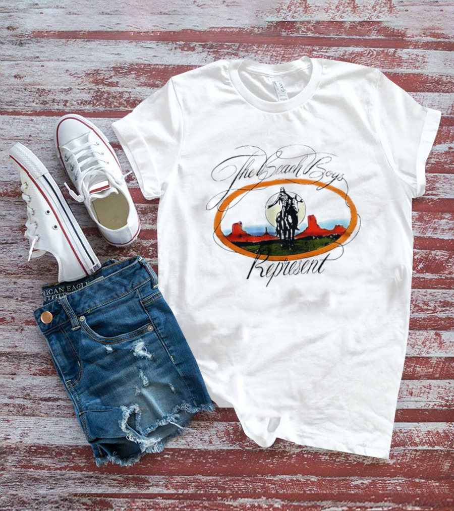 The Beach Boys Represent Native American Horse Monument Valley Sunset T-Shirt
