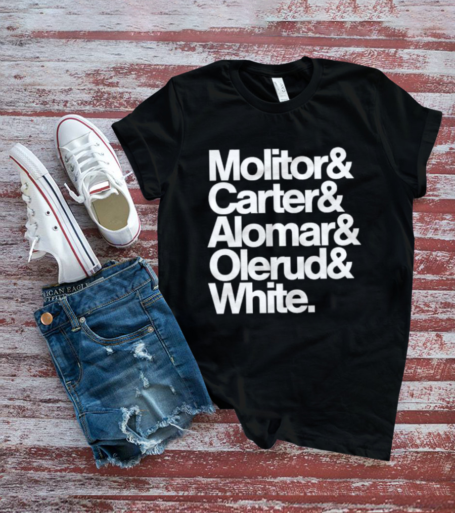 Toronto Blue Jays Molitor Carter Alomar Olerud White Team Legends T-Shirt
