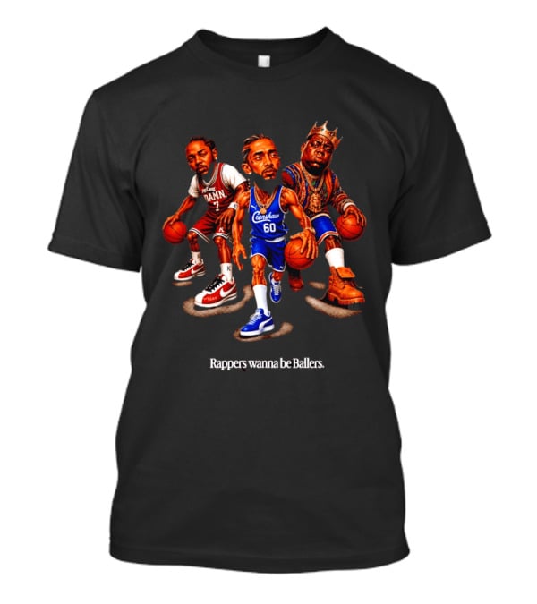 Kendrick Lamar Nipsey Hussle The Notorious BIG Rappers Wanna Be Ballers Crenshaw DAMN T-Shirt