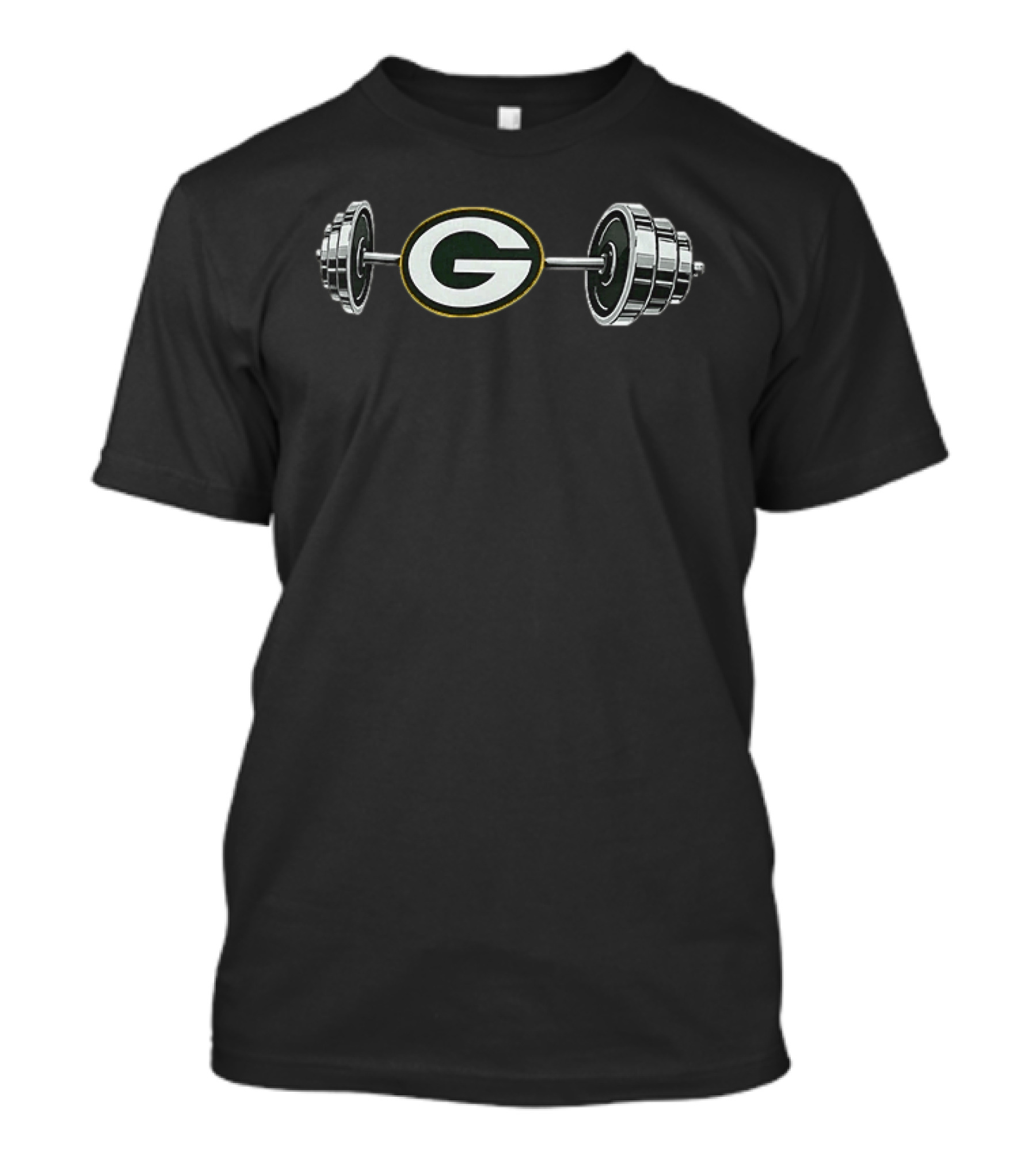 Green Bay Packers 2026 Barbell Strength Training Fitness Fan Gear T-Shirt