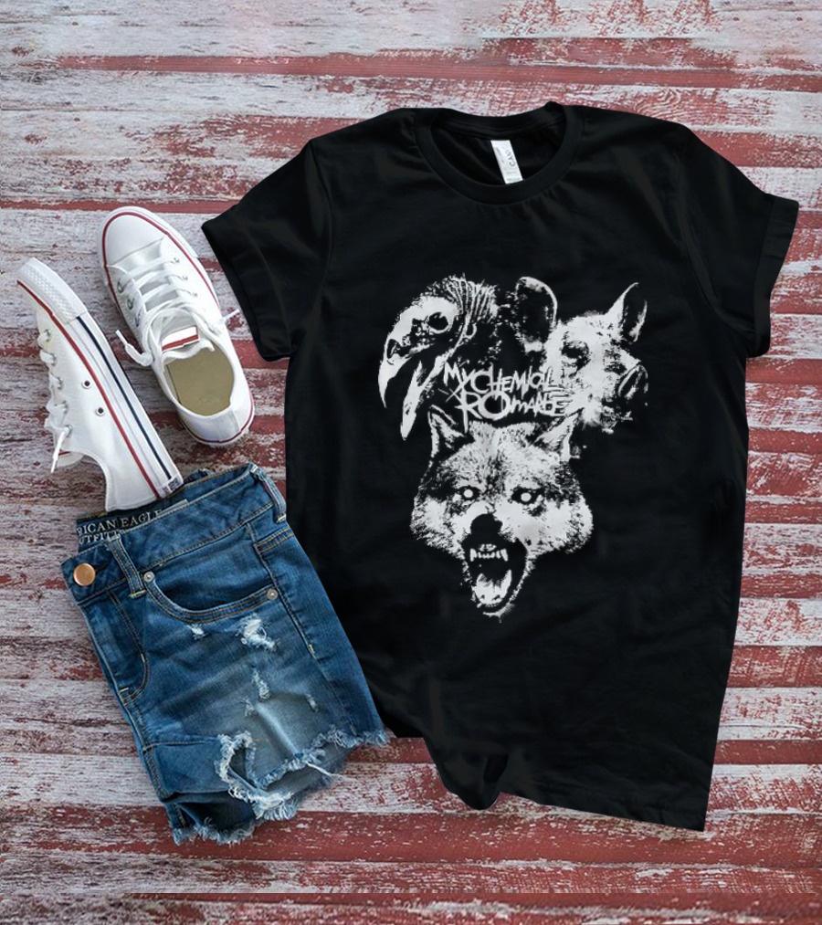 MCR Washington 2026 Tour Mask Animal Faces T-Shirt