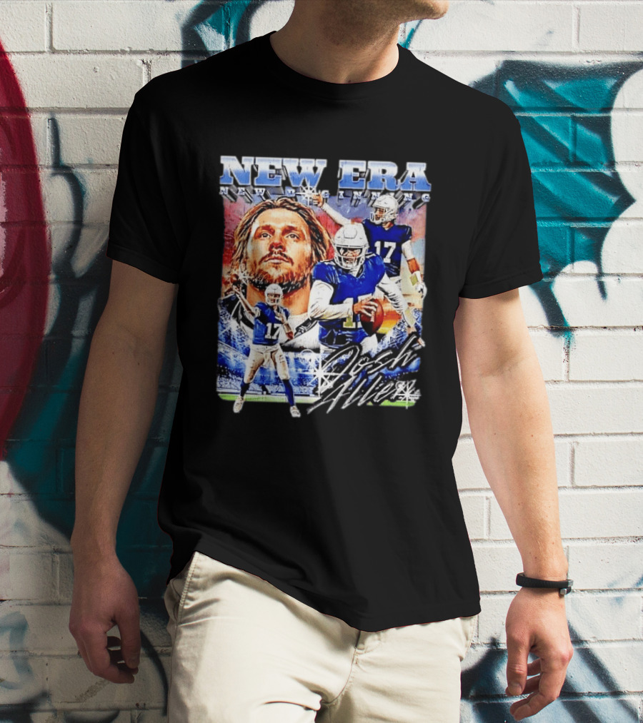 New Era Josh Allen Football Quarterback Action Number 17 Montage T-Shirt