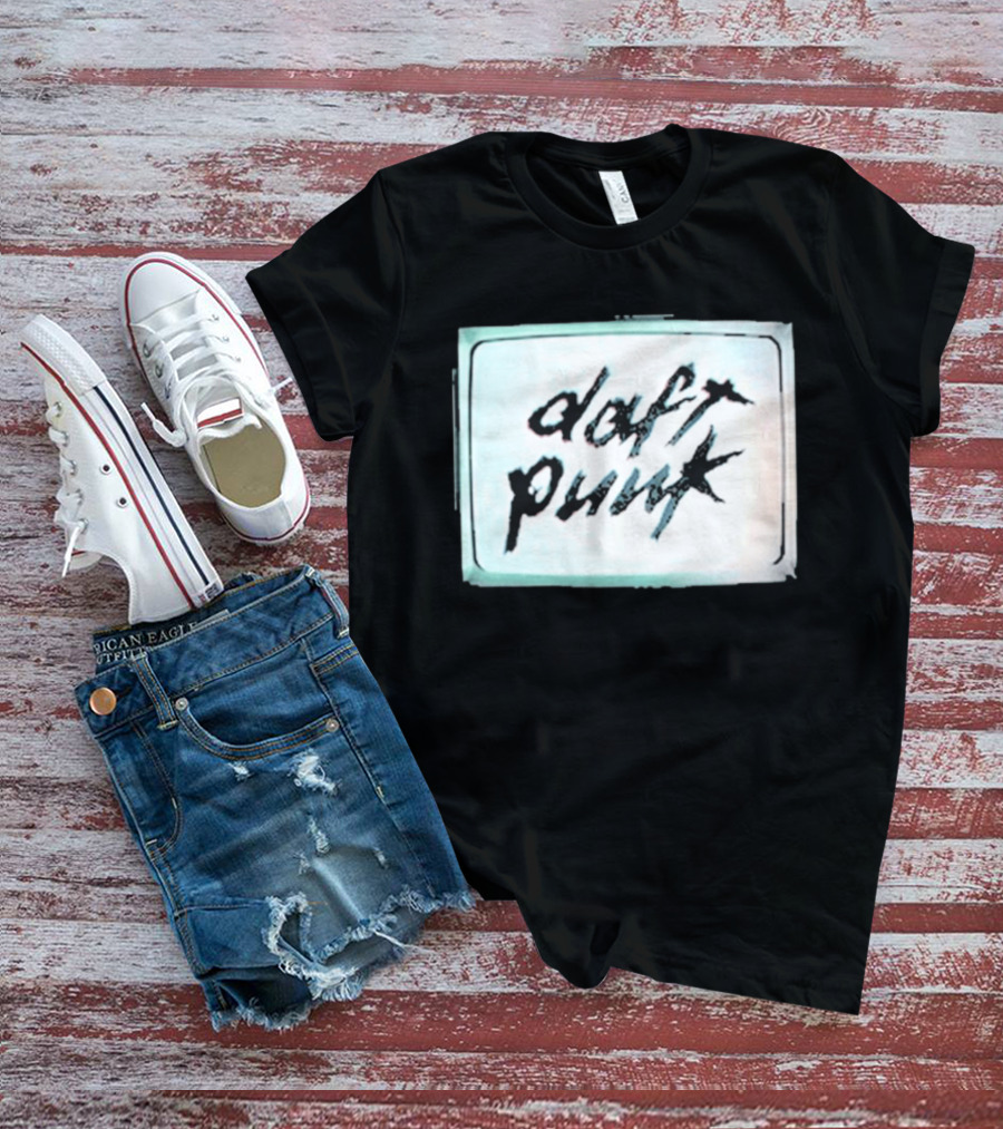 Daft Punk Human After All Vintage Television T-Shirt