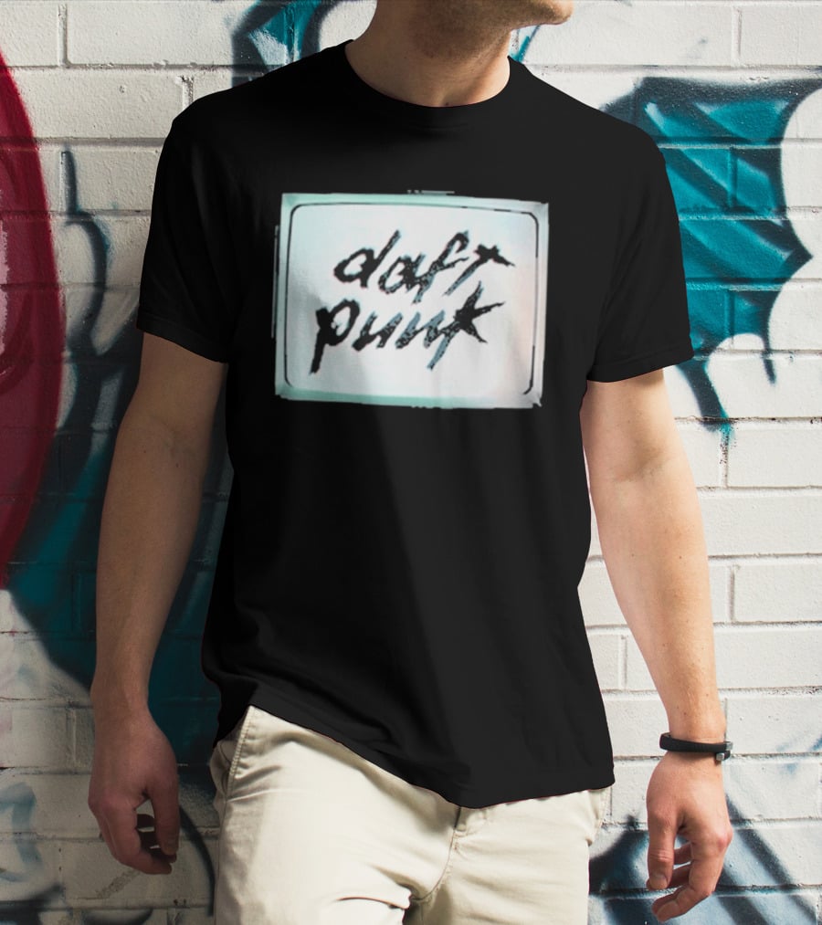 Daft Punk Human After All Vintage Television T-Shirt