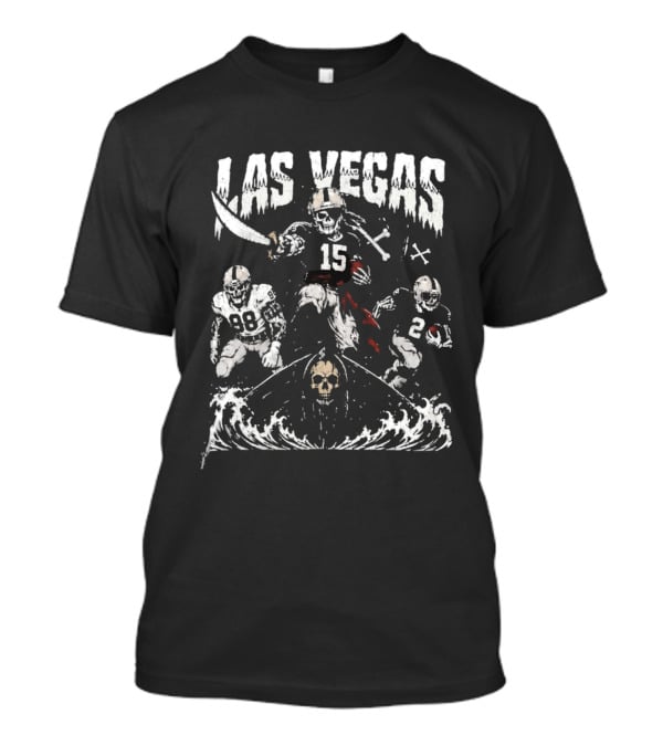 Las Vegas Football Raiders 2026 Skull And Crossbones T-Shirt