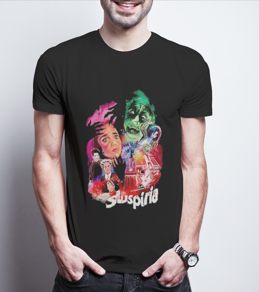 Suspiria Dario Argento Horror Collage Death Is Coming For You T-Shirt