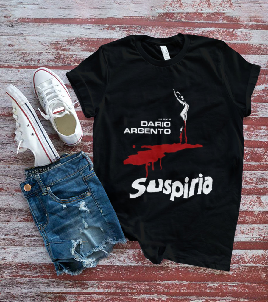 Dario Argento Suspiria Horror Classic Red Drip T-Shirt