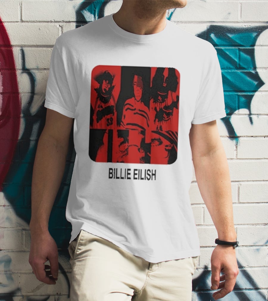 Billie Eilish Thermal Be Collage Photo T-Shirt
