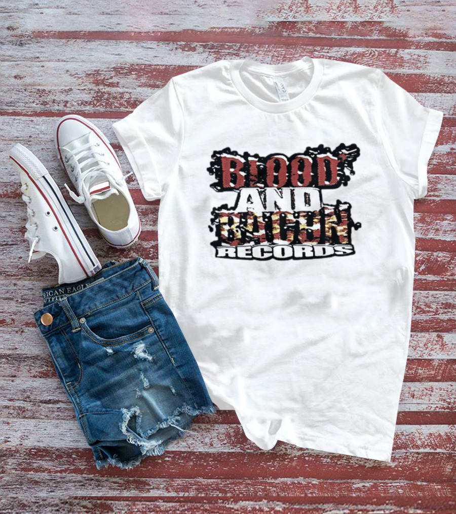 Blood And Bacon Records Rugged T-Shirt