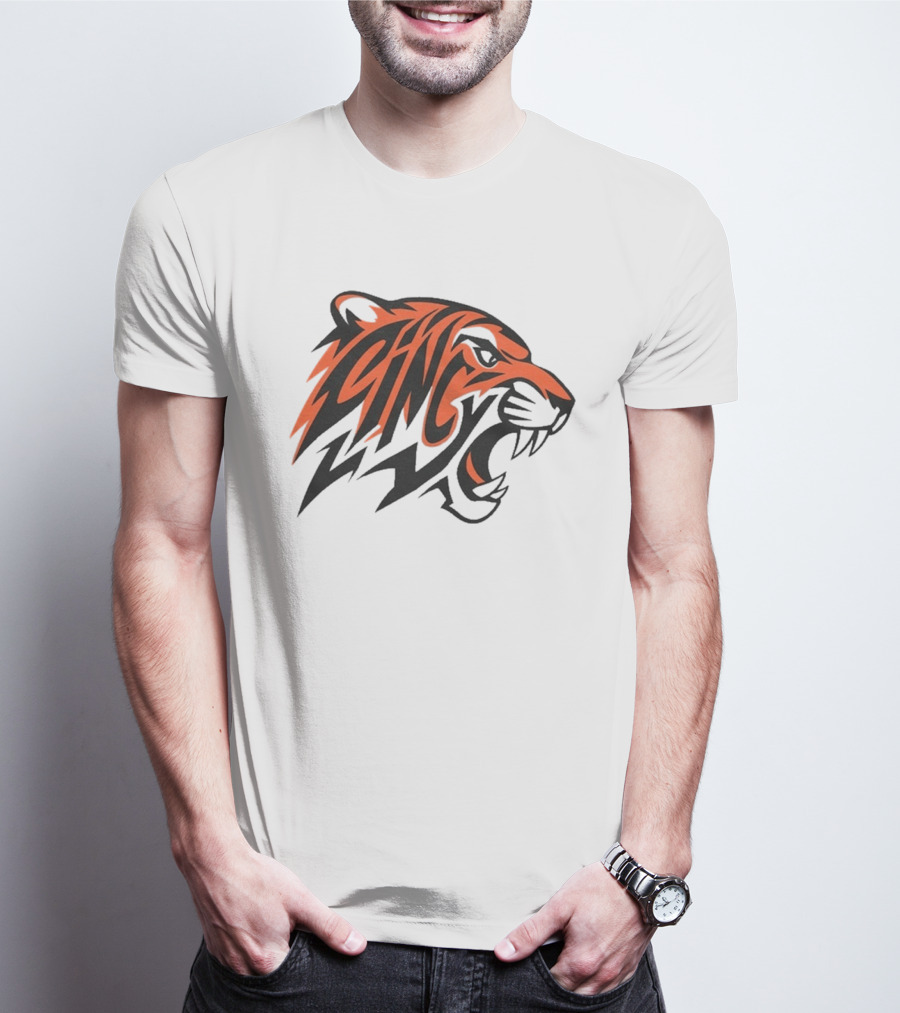 Cincy Tiger Stripes Roaring Bengal T-Shirt