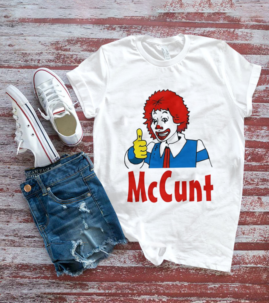 Ronald McDonald McCunt Thumbs Up Red Hair Blue Outfit T-Shirt