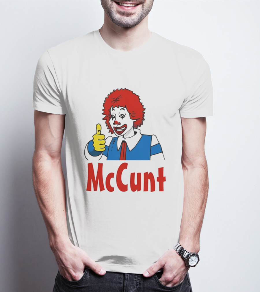 Ronald McDonald McCunt Thumbs Up Red Hair Blue Outfit T-Shirt
