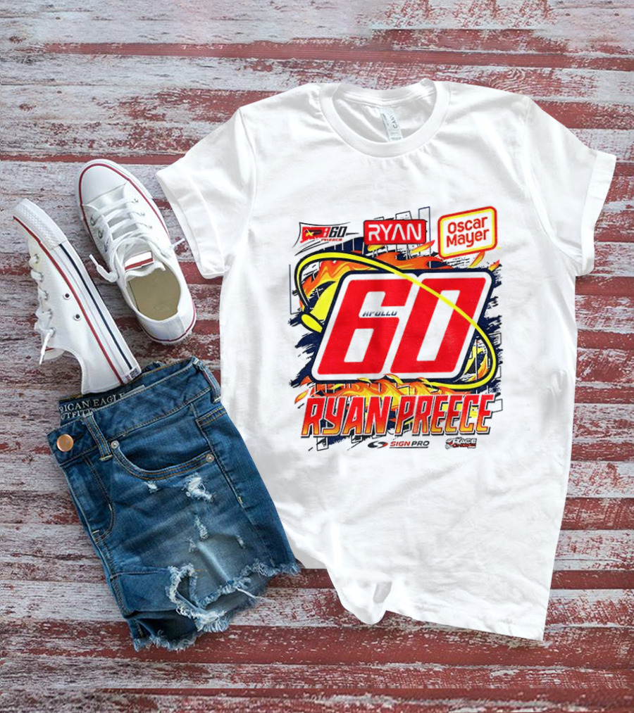 Ryan Preece NASCAR 60 Oscar Mayer Racing Sport McWills T-Shirt