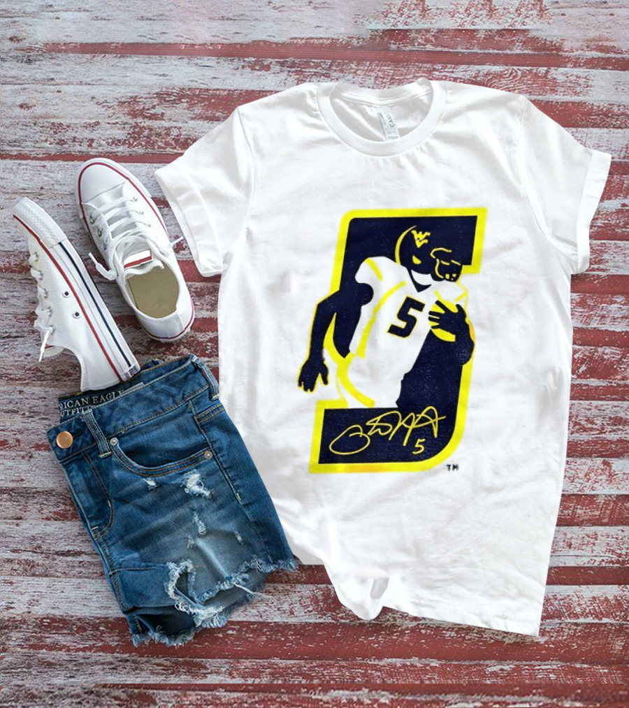 Thank You Pat White 5 West Virginia Mountaineers Retirement 84 T-Shirt