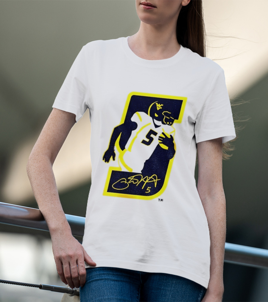Thank You Pat White 5 West Virginia Mountaineers Retirement 84 T-Shirt
