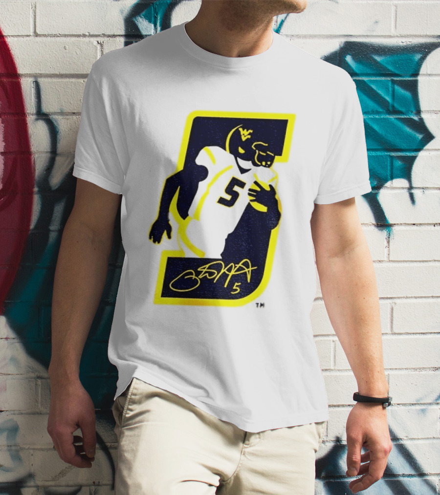 Thank You Pat White 5 West Virginia Mountaineers Retirement 84 T-Shirt