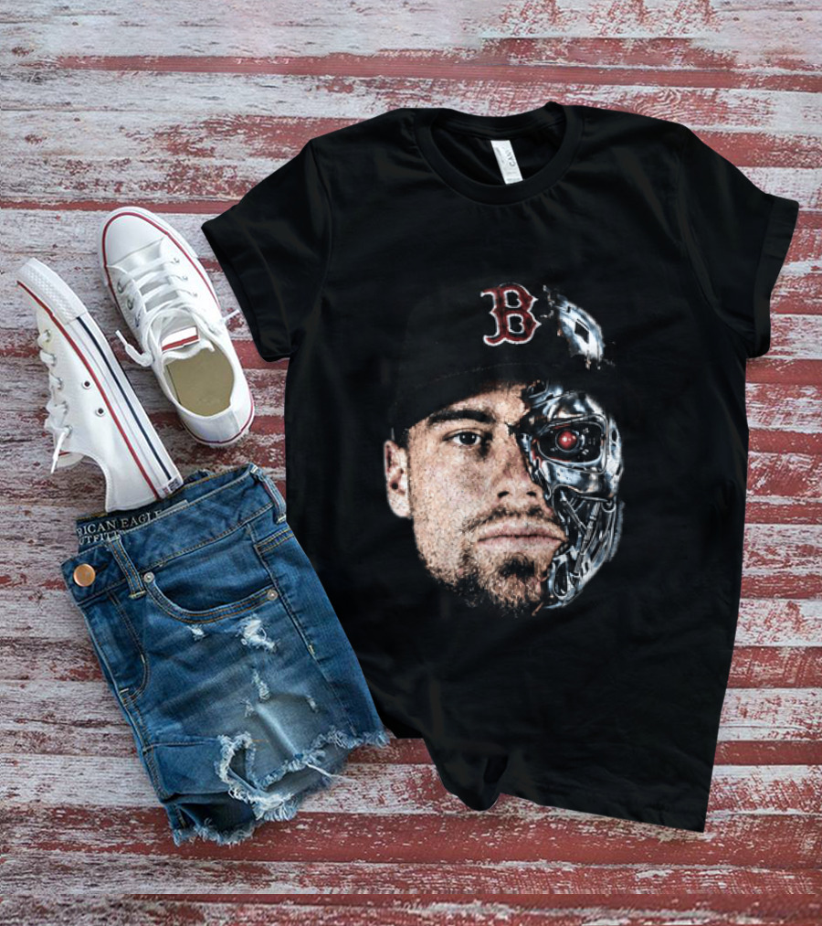 Caleb Durbin Terminator Face Boston Cap Robo Fusion T-Shirt