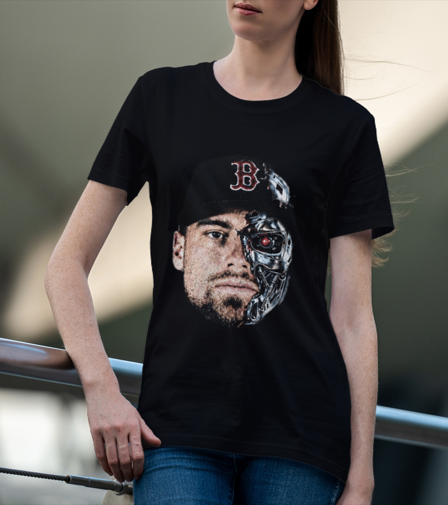 Caleb Durbin Terminator Face Boston Cap Robo Fusion T-Shirt