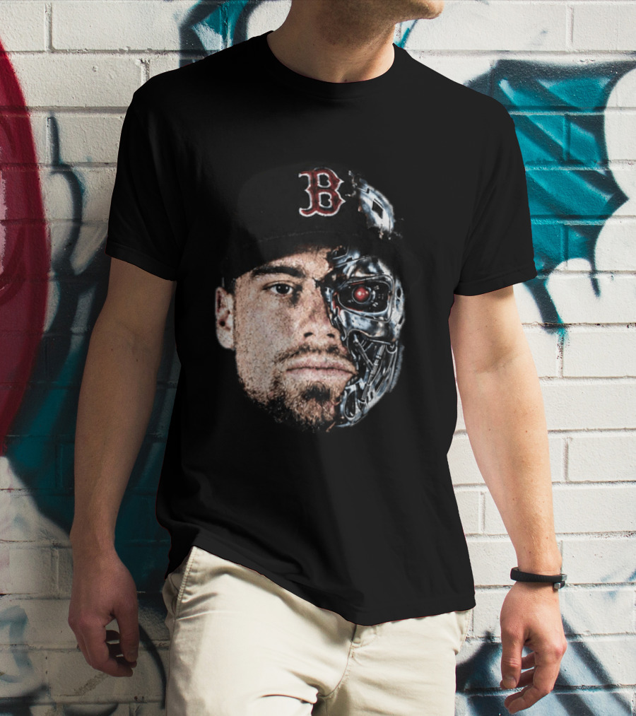 Caleb Durbin Terminator Face Boston Cap Robo Fusion T-Shirt