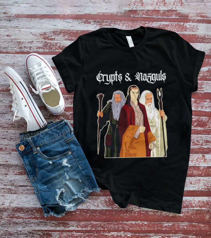 Crypts & Nazguls Dark Wizards Fantasy T-Shirt
