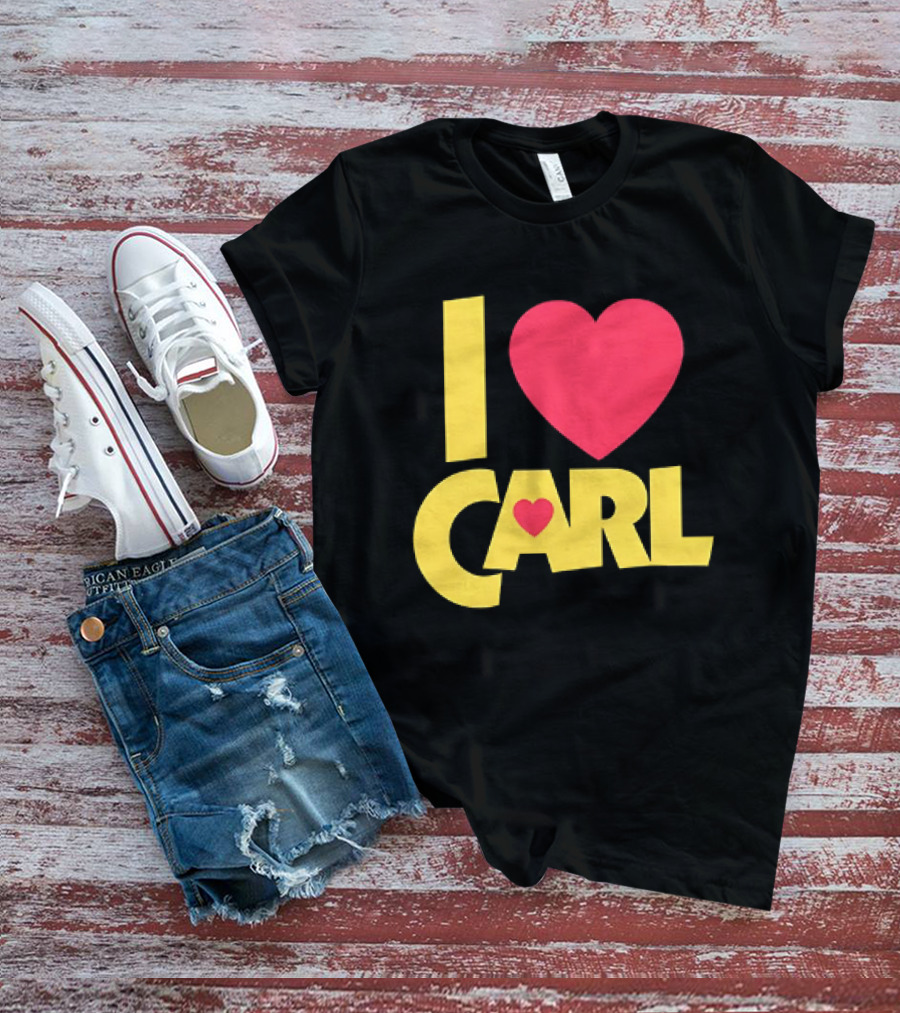 I Love Carl Heart Dungeon Crawler T-Shirt