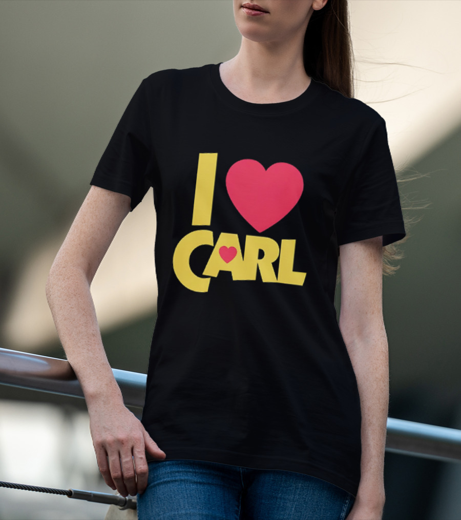 I Love Carl Heart Dungeon Crawler T-Shirt