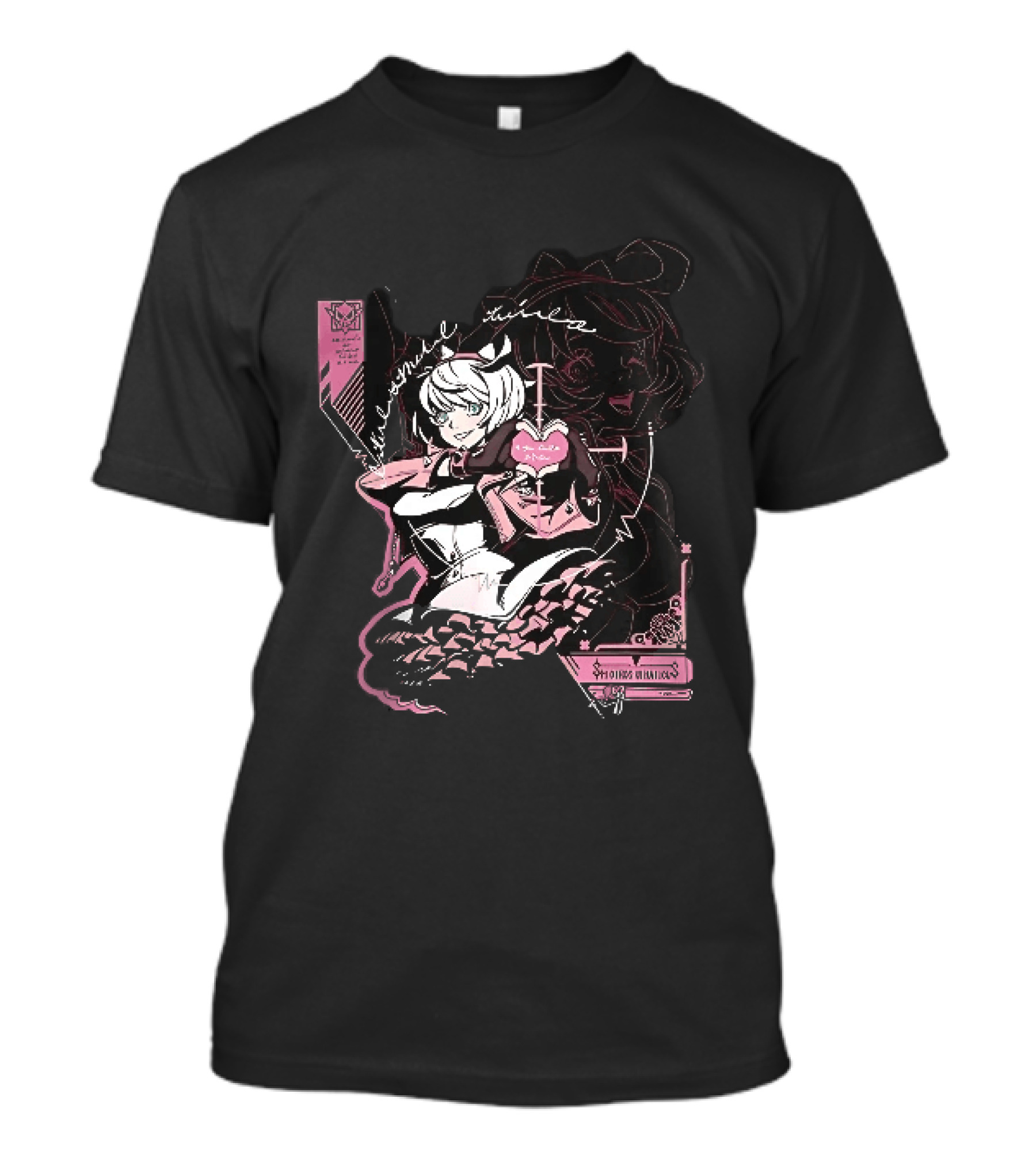 Elphelt Valentine Anime Girl Magical Heart Gesture Eternal Love T-Shirt