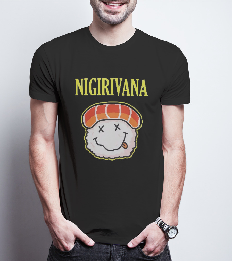 Nigirivana Sushi Nigiri Smile Face T-Shirt