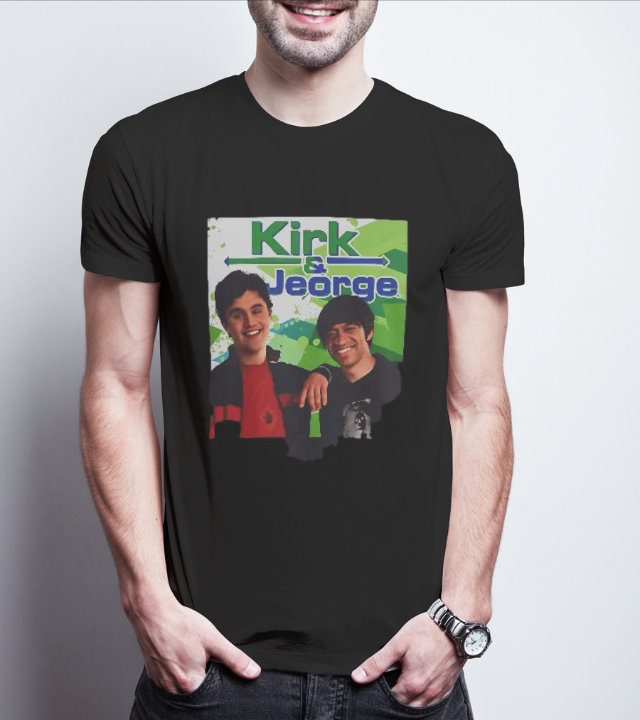 Kirk & Jeorge Drake & Josh TV Show Inspired Green T-Shirt