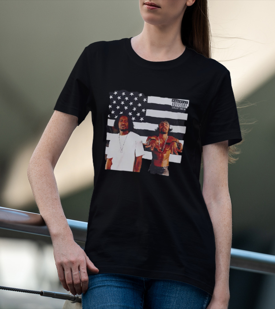 OutKirk Kirk X Floyd American Flag Explicit Content T-Shirt