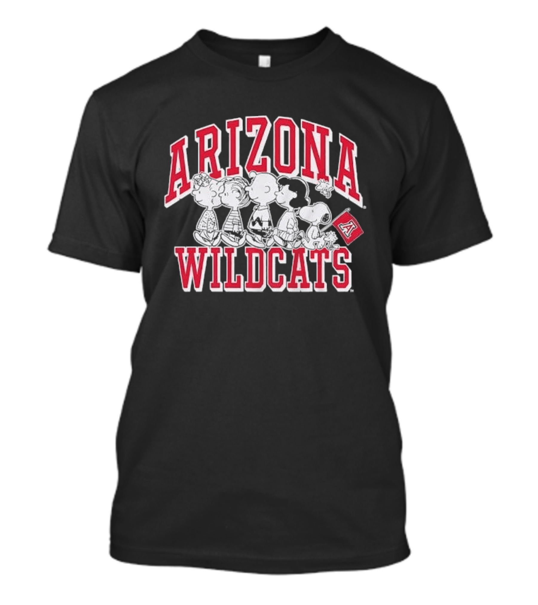 Peanuts Arizona Wildcats The Gang Collaboration T-Shirt