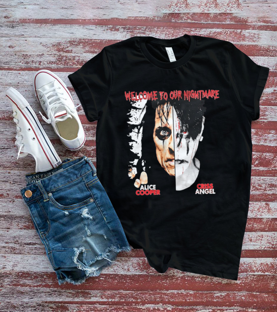 Welcome To Our Nightmare Alice Cooper Criss Angel Collaboration T-Shirt