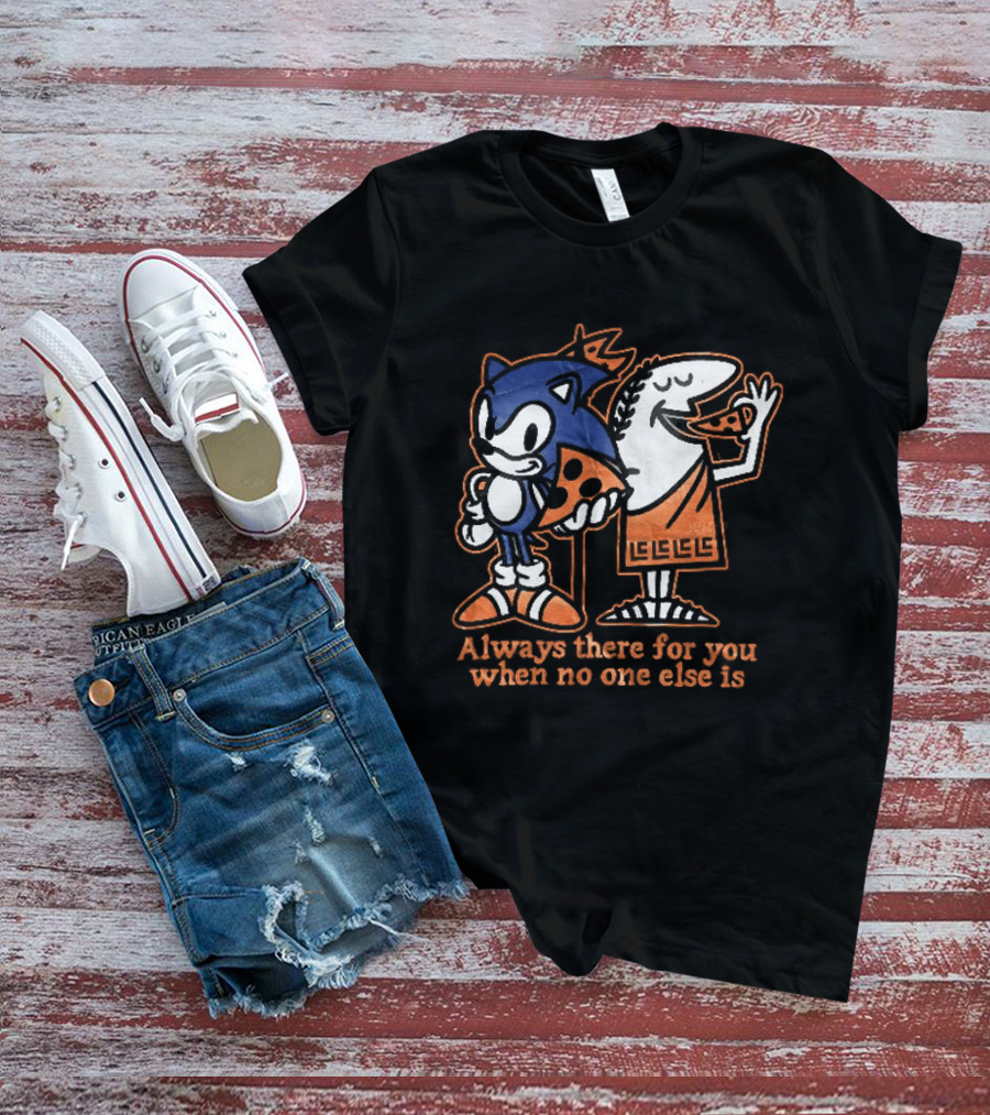 Sonic And Snoopy Always There For You When No One Else Is T-Shirt