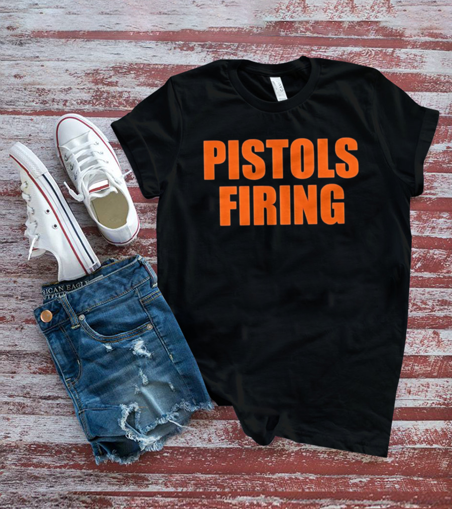 Pistols Firing Oklahoma State Cowboys T-Shirt