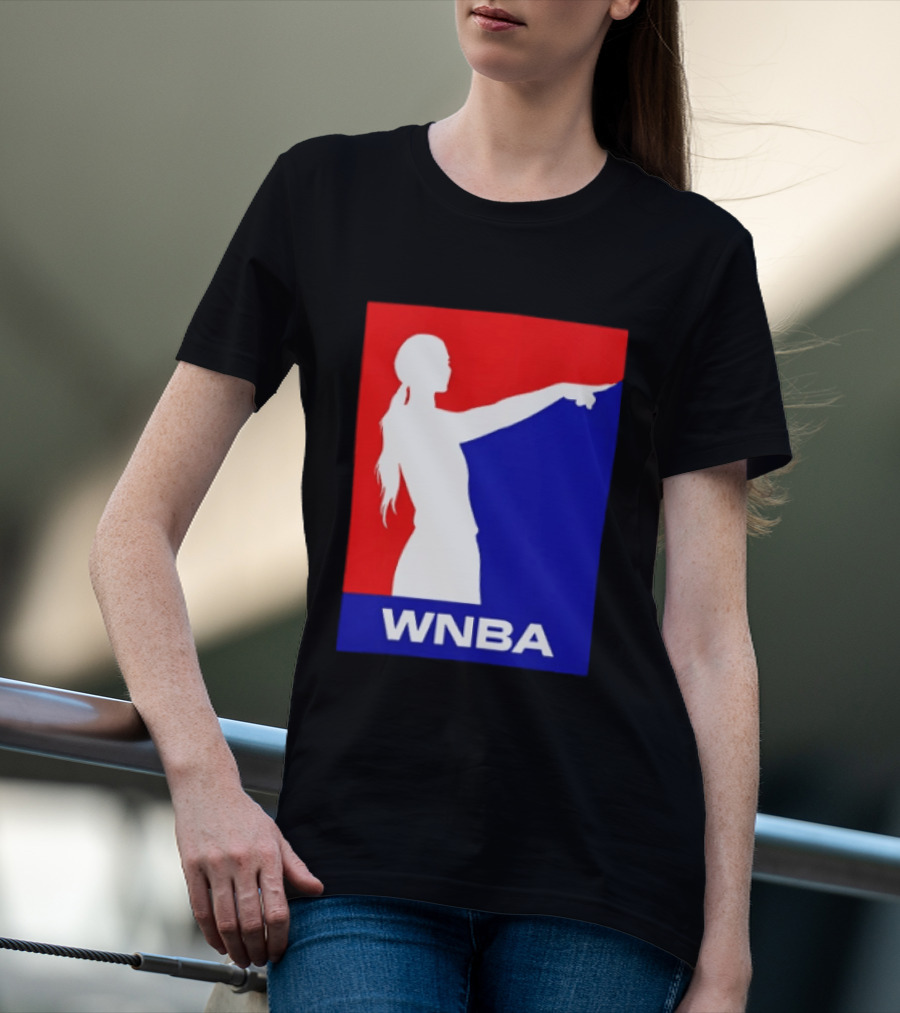 WNBA Red And Blue Sophie Cunningham Basketball T-Shirt