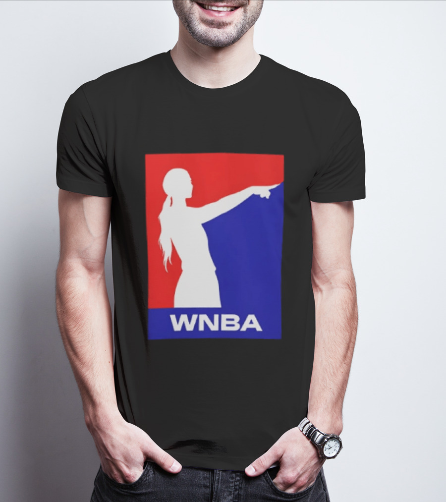WNBA Red And Blue Sophie Cunningham Basketball T-Shirt