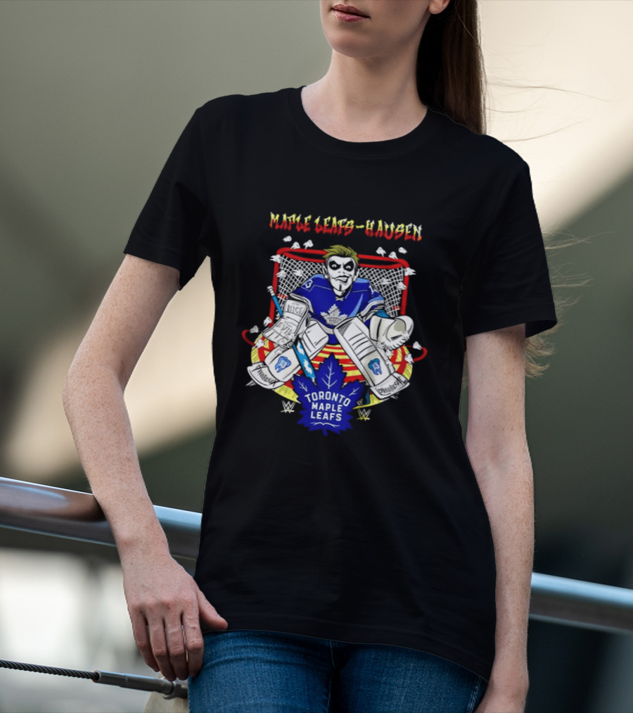 Toronto Maple Leafs Danhausen NHL Hockey WWE T-Shirt