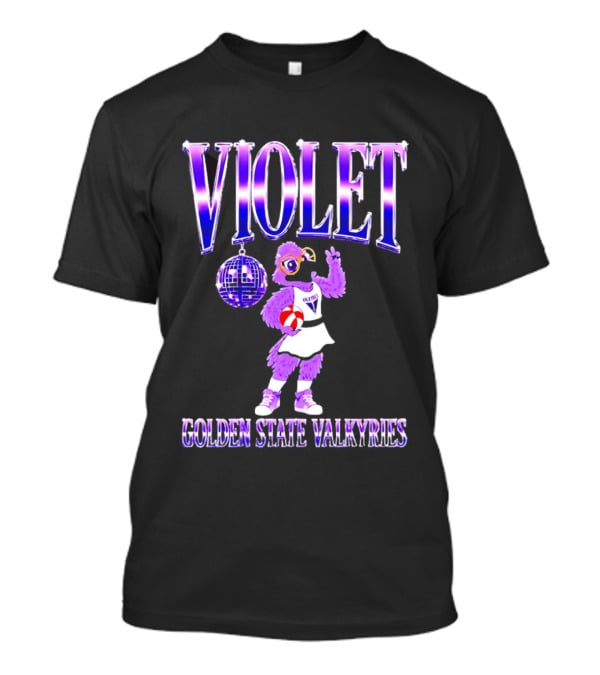 Violet Disco Golden State Valkyries Volleyball T-Shirt