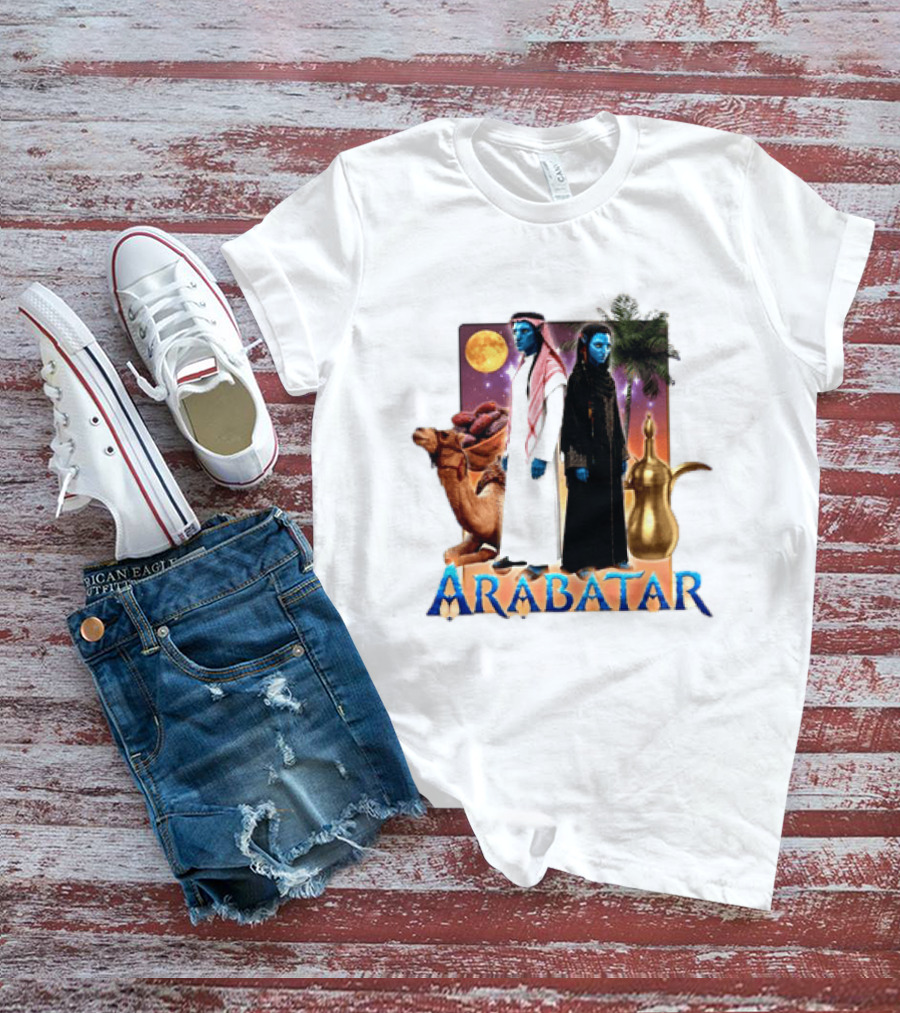 ARABATAR Fantasy Characters With Camel Dates Kettle Palm Moon T-Shirt