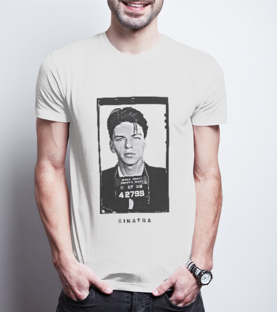 Bergen County Sheriffs Office 11 27 38 42799 Sinatra Shot T-Shirt