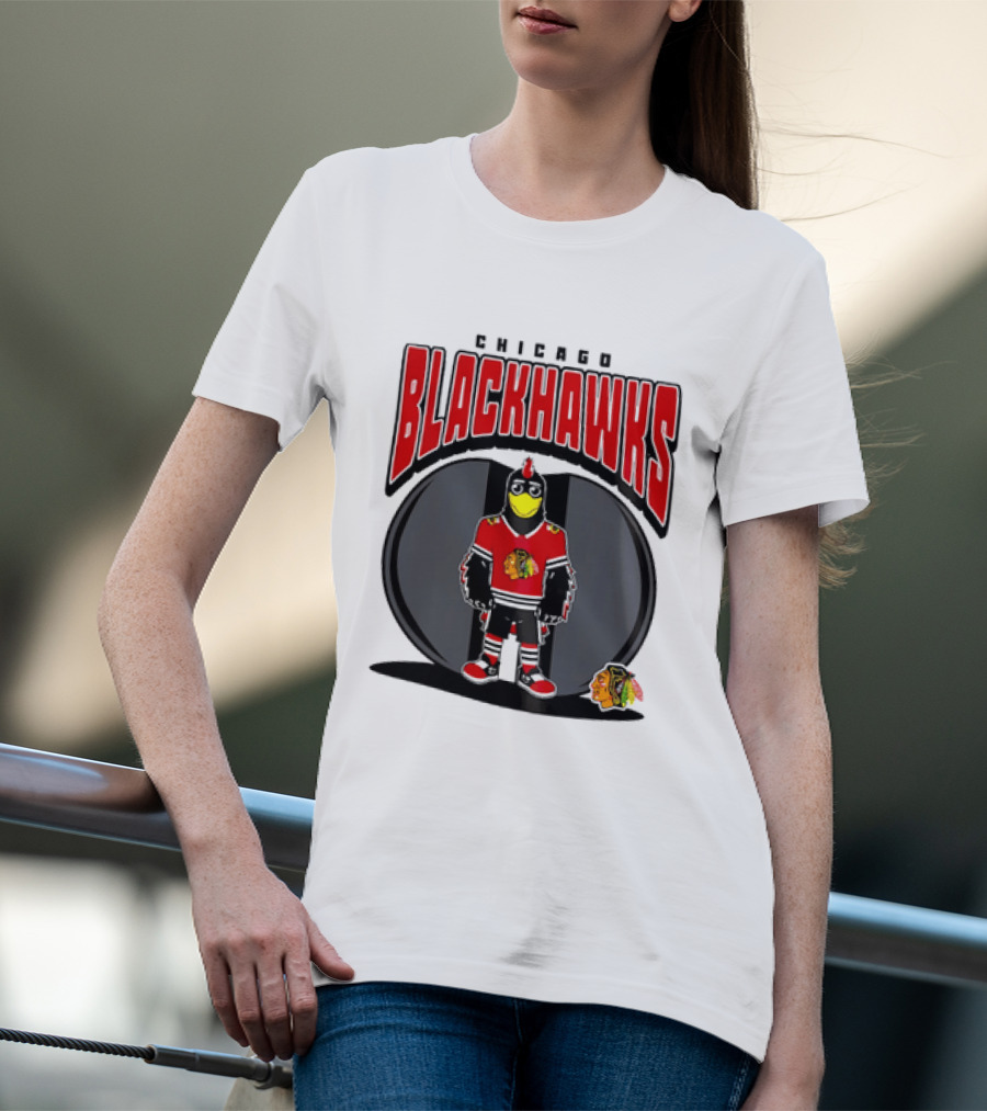 Chicago Blackhawks Mania NHL 2026 Mascot Hockey Fan Gear T-Shirt