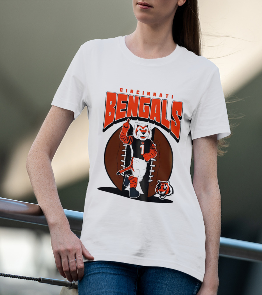 Cincinnati Bengals Tiger Mascot Football Fan Mania 2026 T-Shirt