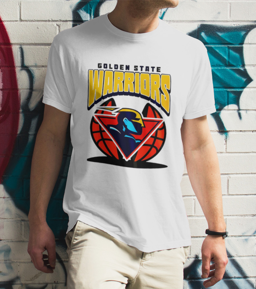 Golden State Warriors NBA 2026 Mania Retro Logo Basketball T-Shirt