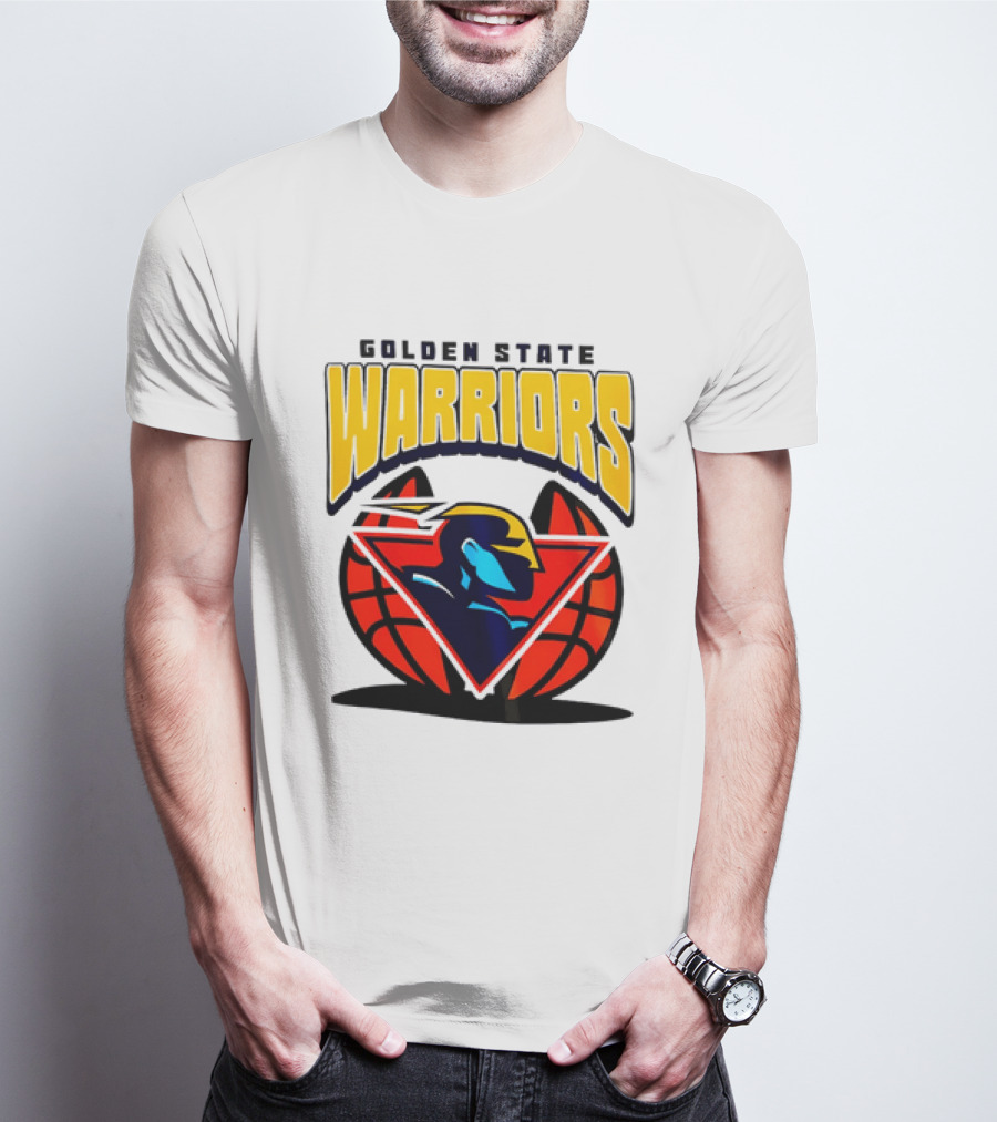 Golden State Warriors NBA 2026 Mania Retro Logo Basketball T-Shirt