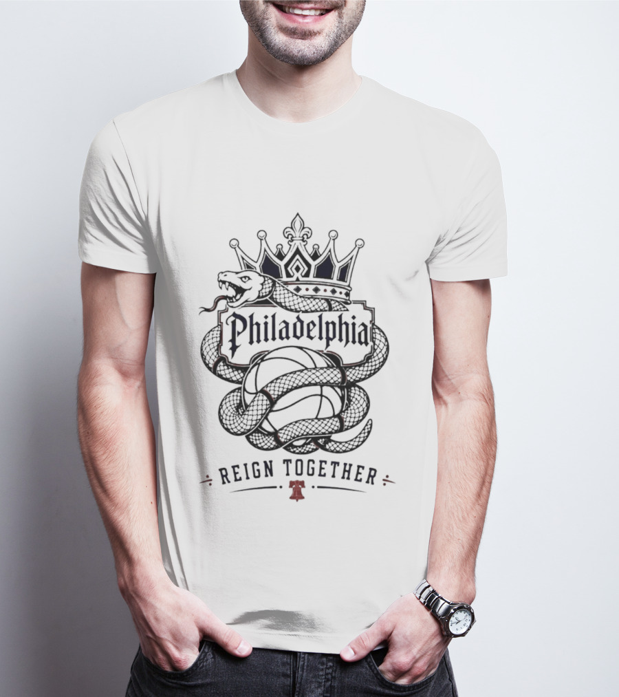 Philadelphia Crown Snake Basketball Reign Together T-Shirt
