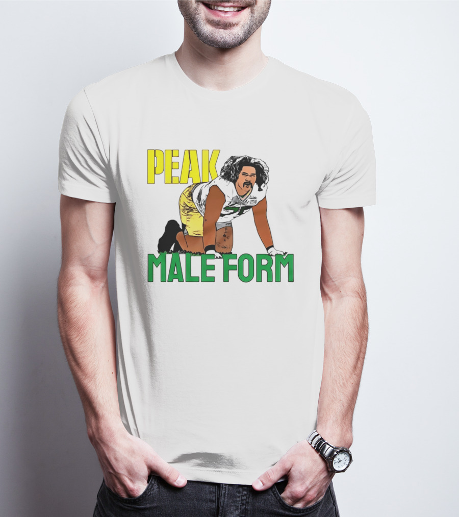 Sean Rhyan Peak Male Form Green Bay Packers Football T-Shirt