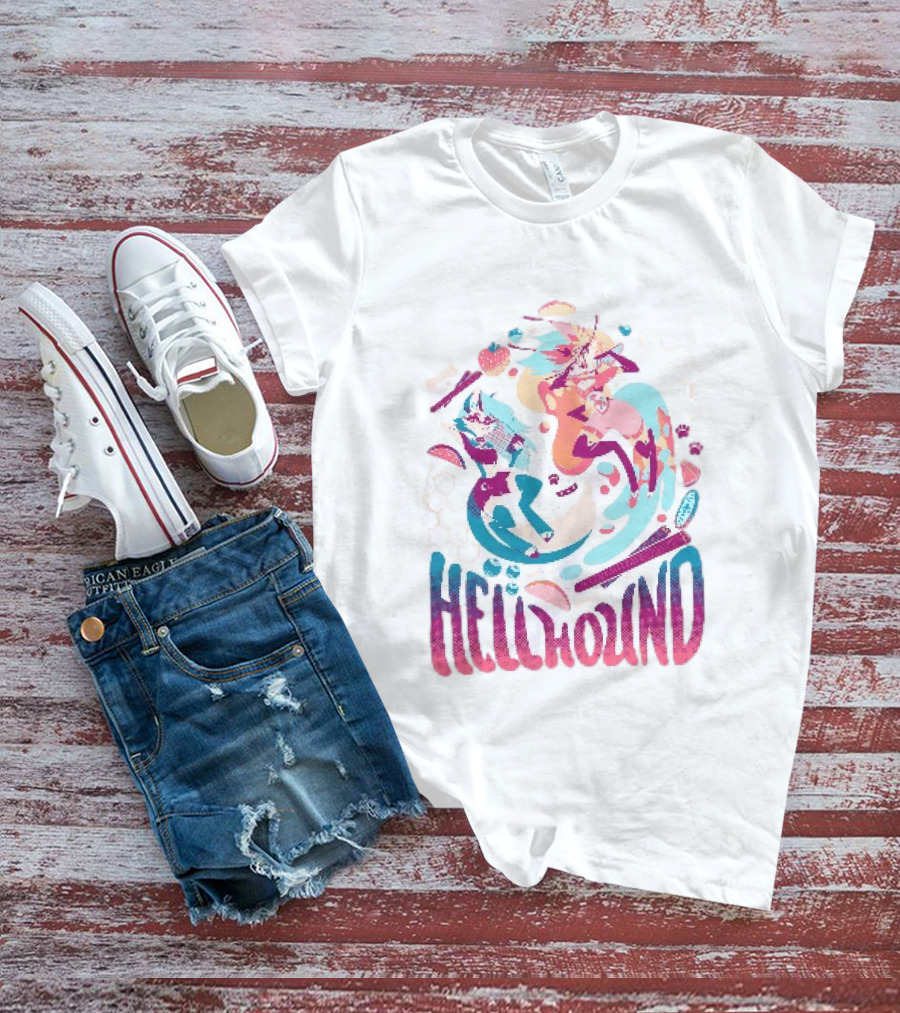 Spindlehorse Hellhound Colorful Dynamic Characters T-Shirt