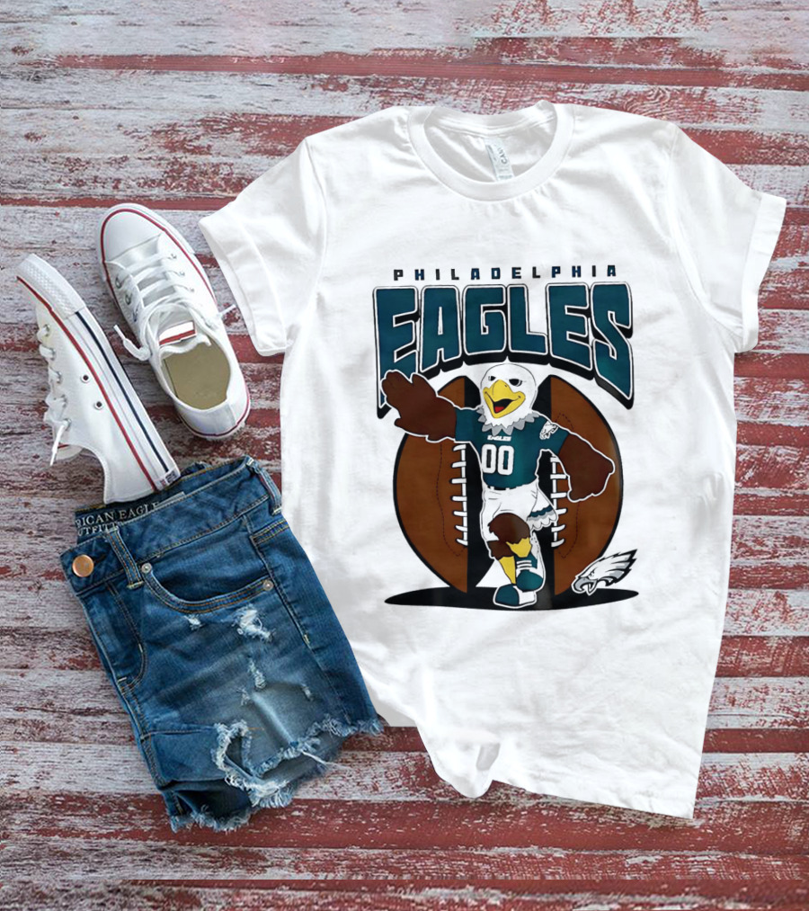 Philadelphia Eagles Swoop Mascot Football 2026 T-Shirt