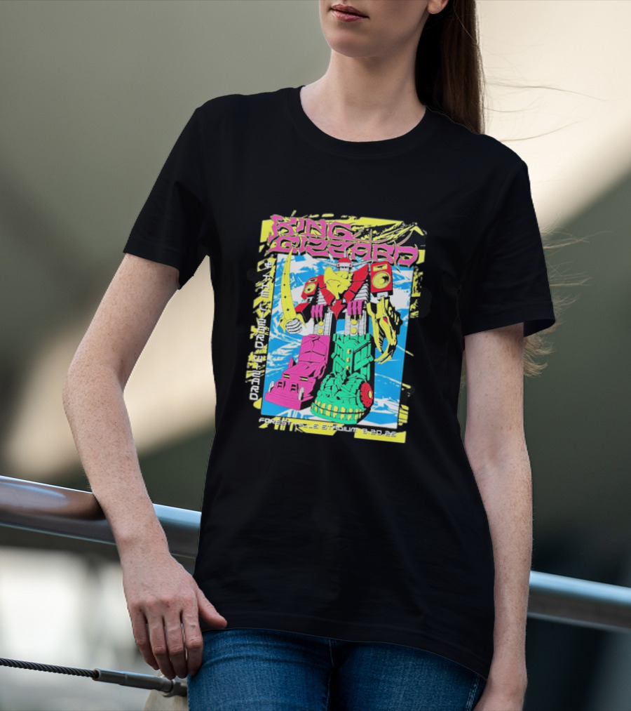 King Gizzard And The Lizard Wizard Queens New York 2026 Forest Hills Stadium August 20 Robot T-Shirt